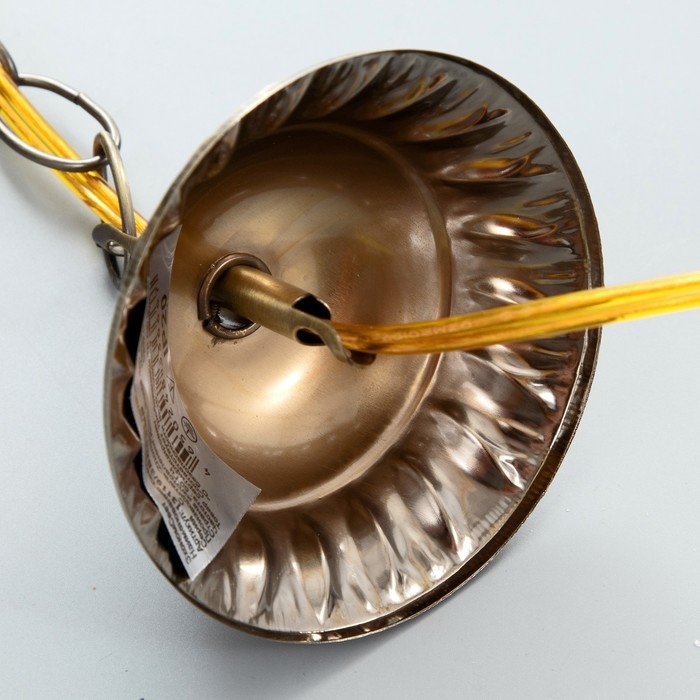 Люстра Люстра "Кобея" 3х40Вт Е27 бронза 53х53х92(52)см