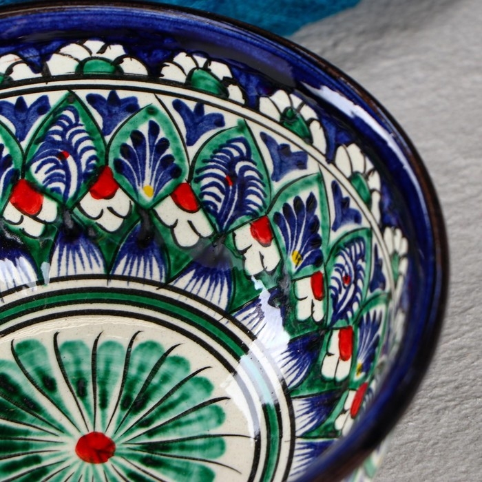 Коса Риштанская Керамика  Коса Риштанская Керамика "Узоры" 14,5 см, малая, микс