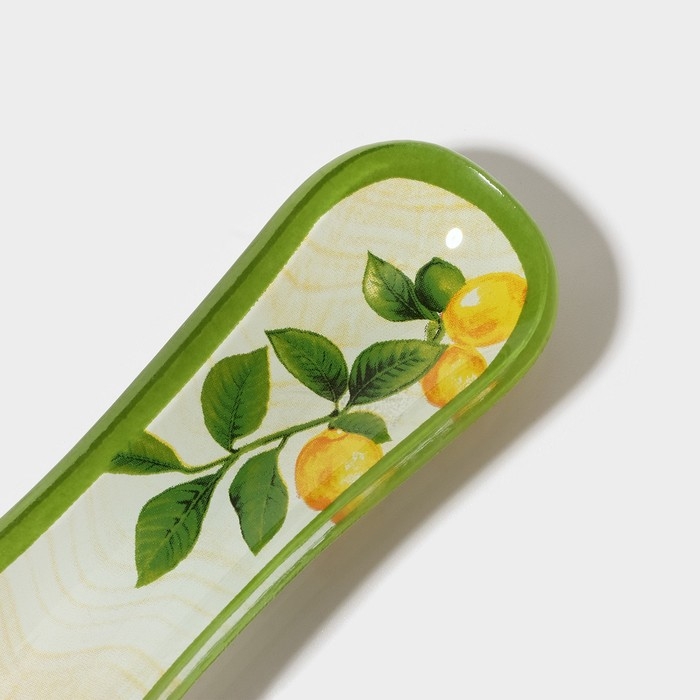 Подставка стеклянная под ложку Доляна «Дольче», 23,5×8,3 см Подставка стеклянная под ложку Доляна «Дольче», 23,5×8,3 см