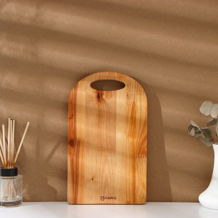 Набор разделочных досок на подставке Adelica, 3 шт: 38×18, 30×18, 22×18 см, берёза Набор разделочных досок на подставке Adelica, 3 шт: 38×18, 30×18, 22×18 см, берёза