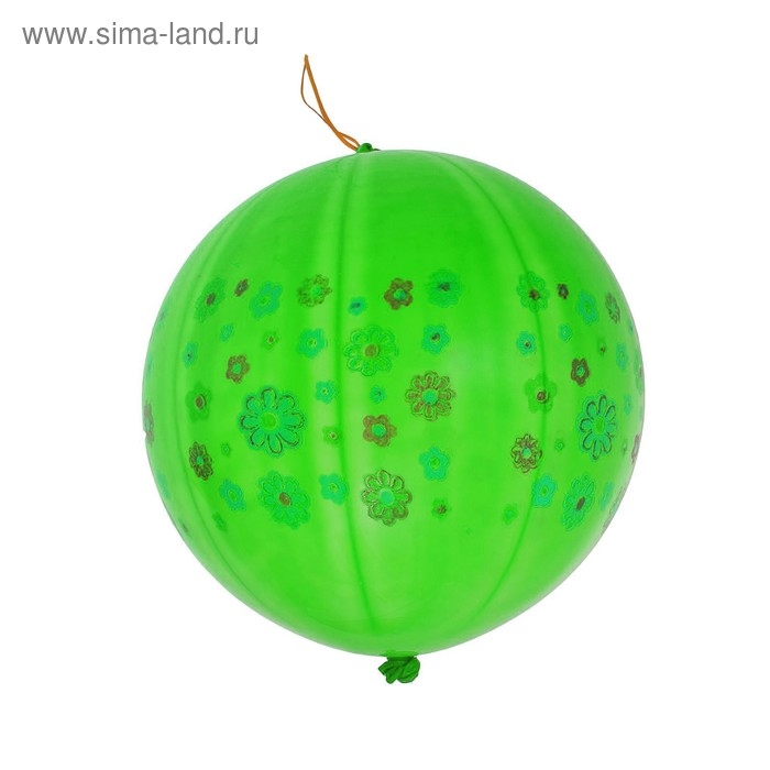 Шар латексный 18" &laquo;Цветы&raquo;, панч-болл, набор 25 шт., цвета МИКС