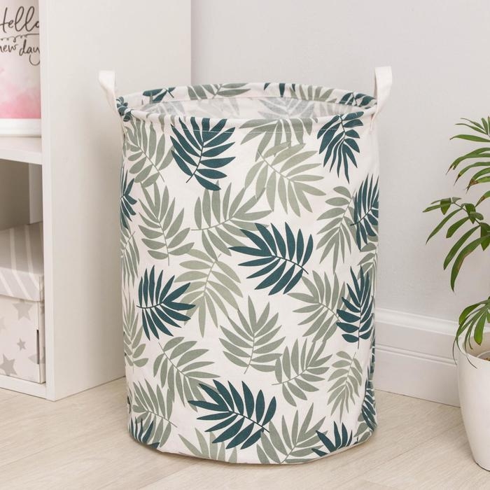 Корзина бельевая текстильная «Джунгли», 35×45 см Корзина бельевая текстильная «Джунгли», 35×45 см