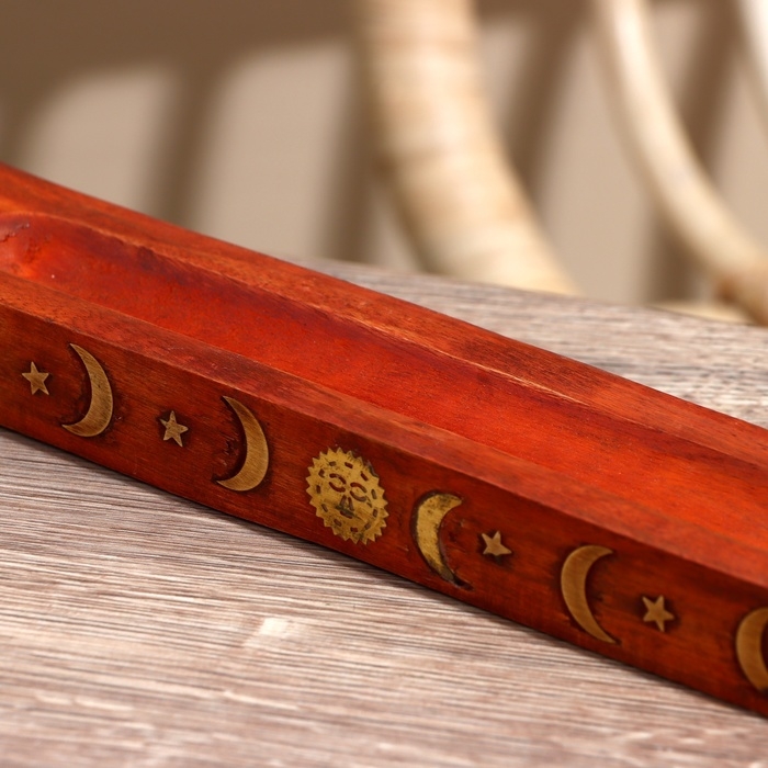 Подставка под благовония  Подставка под благовония "Лодочка" дерево кикар 30 см