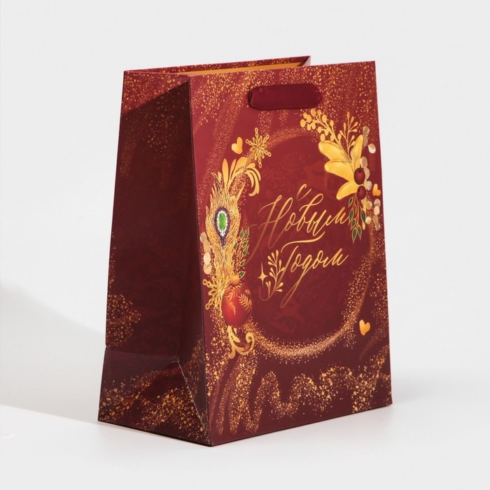 Пакет подарочный новогодний ламинированный «Сказка», MS 18 х 23 х 10 см, Новый год Пакет подарочный новогодний ламинированный «Сказка», MS 18 х 23 х 10 см, Новый год