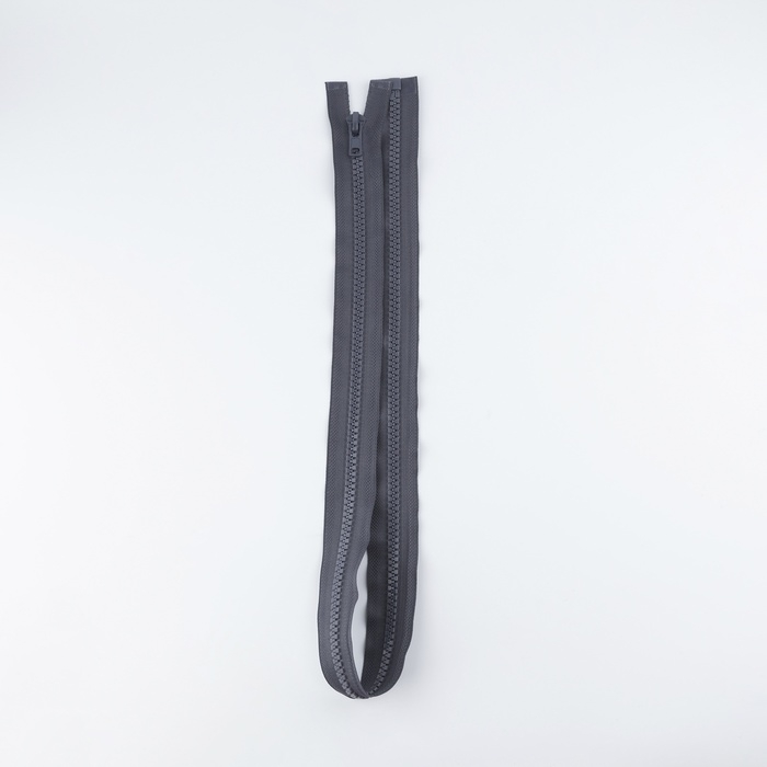 Молния «Трактор», №8, разъёмная, замок автомат, 90 см, цвет тёмно-серый