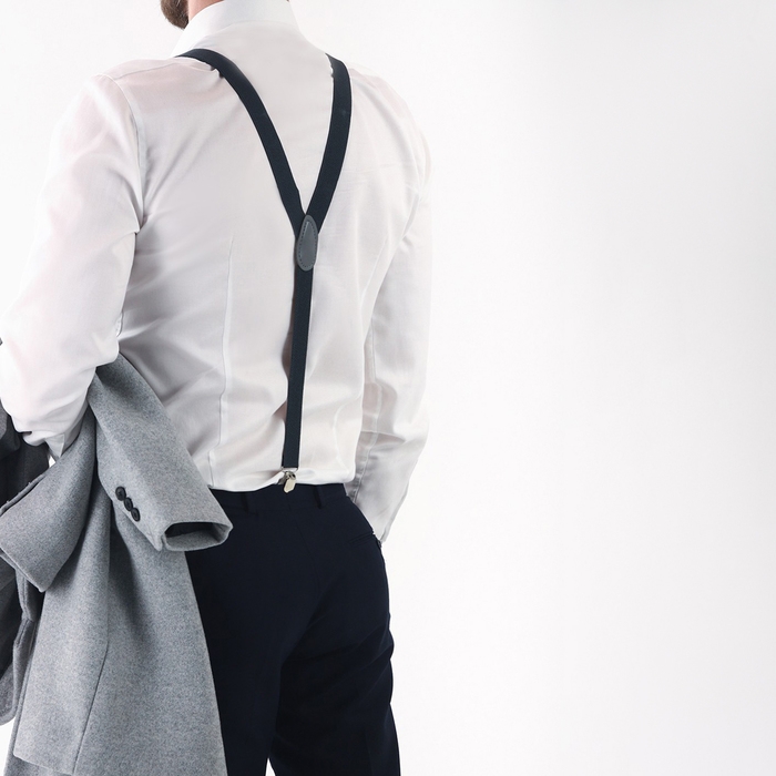 Подтяжки взрослые, ширина 2.5 см, цвет тёмно-серый Подтяжки взрослые, ширина 2.5 см, цвет тёмно-серый