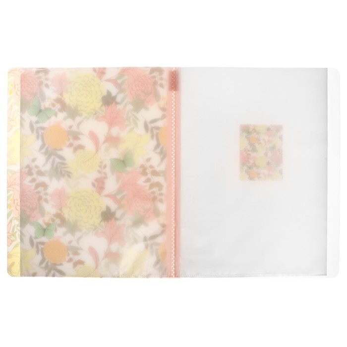 Папка с 30 вкладышами Calligrata Папка с 30 вкладышами Calligrata "Цветы" А4, пластик, 400 мкм, МИКС