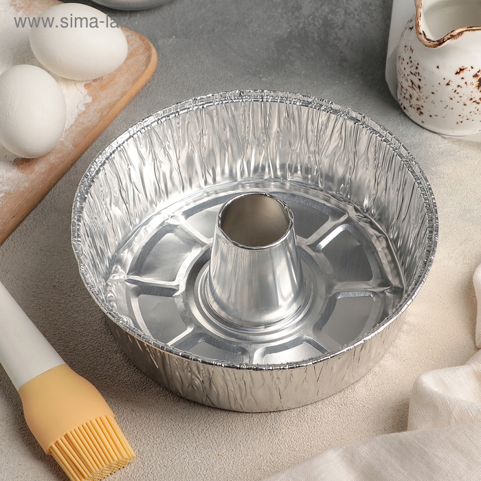 Форма для выпекания из фольги Доляна, 19×6 см Форма для выпекания из фольги Доляна, 19×6 см