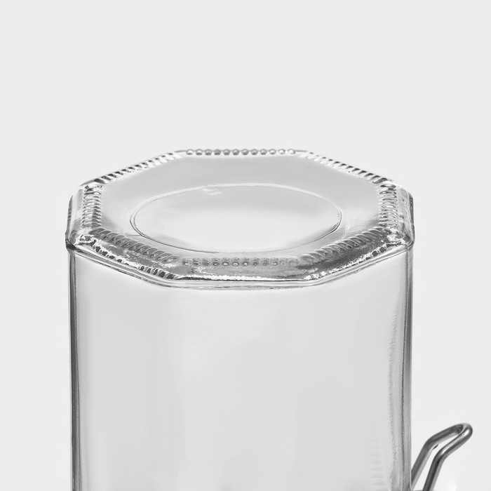 Банка стеклянная для хранения сыпучих продуктов Доляна «Грани», 100 мл, 6×7×8 см, с бугельным замком 6 граней Банка стеклянная для хранения сыпучих продуктов Доляна «Грани», 100 мл, 6×7×8 см, с бугельным замком 6 граней