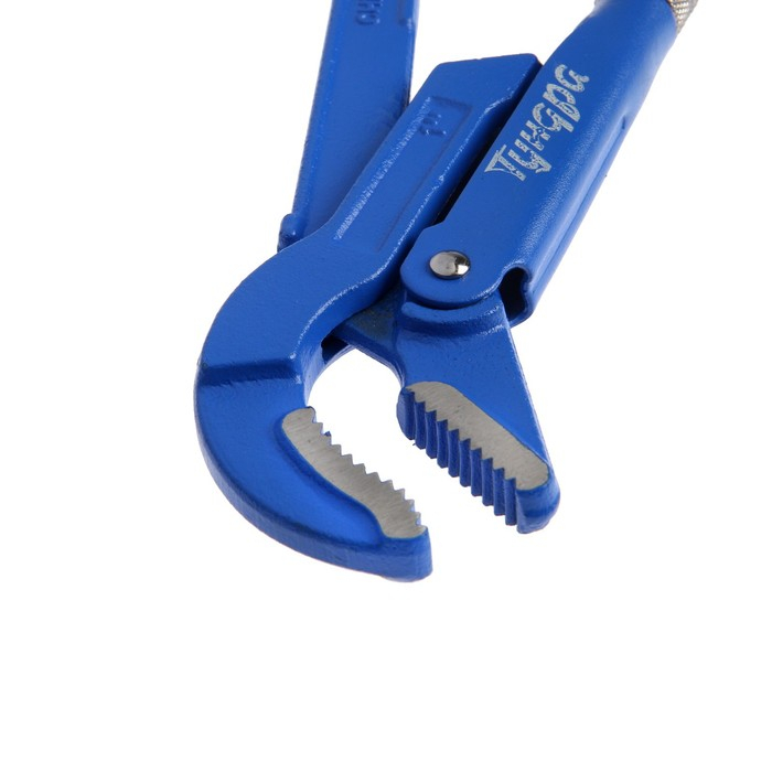 Ключ трубный рычажный ТУНДРА, полукруглый зажим 45°, раскрытие до 35 мм, №1, 1 Ключ трубный рычажный ТУНДРА, полукруглый зажим 45°, раскрытие до 35 мм, №1, 1"