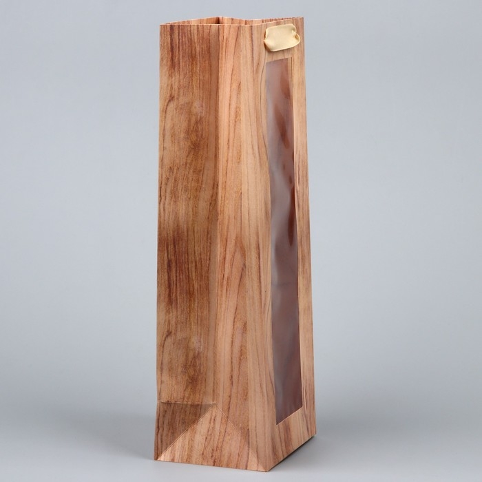 Пакет подарочный под бутылку, упаковка, «Пожелания», 36 х 13 х 10 см Пакет подарочный под бутылку, упаковка, «Пожелания», 36 х 13 х 10 см