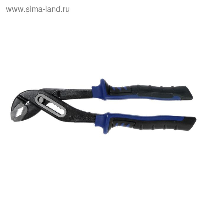 Клещи переставные ТУНДРА, CrV, двухкомпонентные рукоятки, 250 мм Клещи переставные ТУНДРА, CrV, двухкомпонентные рукоятки, 250 мм