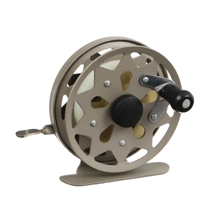 Катушка инерционная, металл, диаметр 6.5 см, цвет коричневый, TL65 Катушка инерционная, металл, диаметр 6.5 см, цвет коричневый, TL65