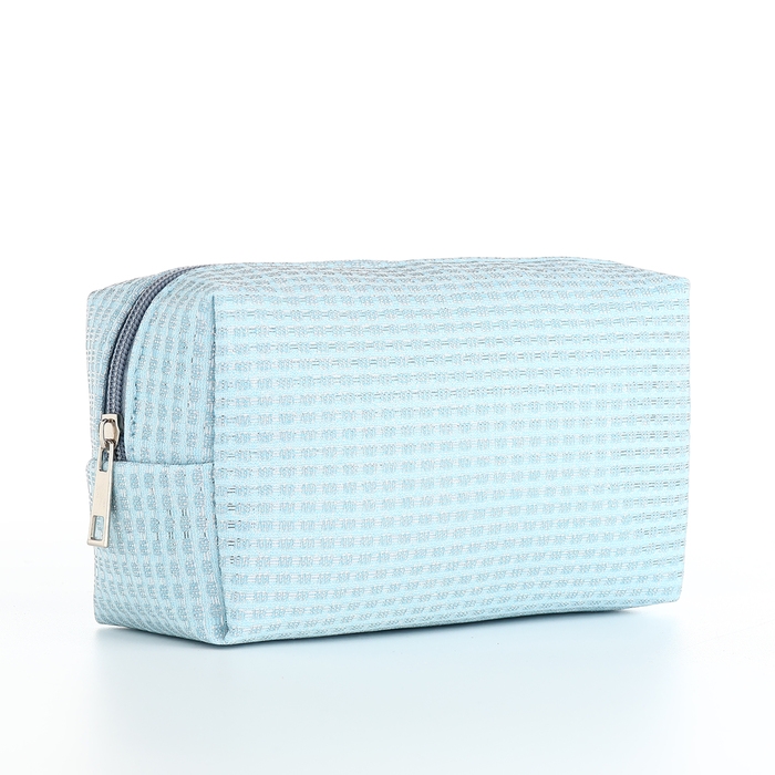 Косметичка на молнии, цвет голубой Косметичка на молнии, цвет голубой