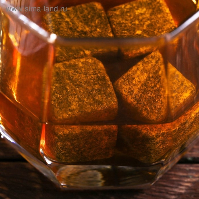 Камни для виски «Ценителю виски», в холщовом мешке, 6 шт. Камни для виски «Ценителю виски», в холщовом мешке, 6 шт.