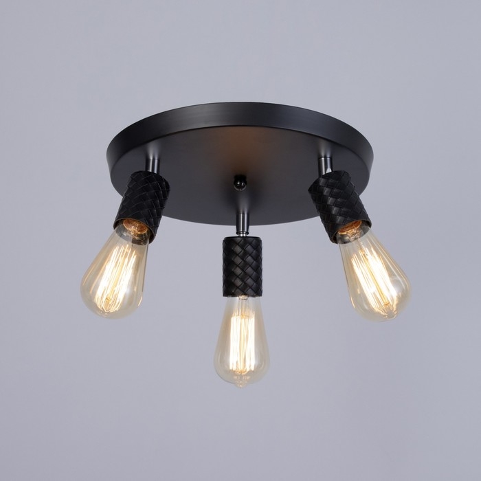 Спот Спот "Скин" 3хЕ27 40Вт черный 30х30х16см