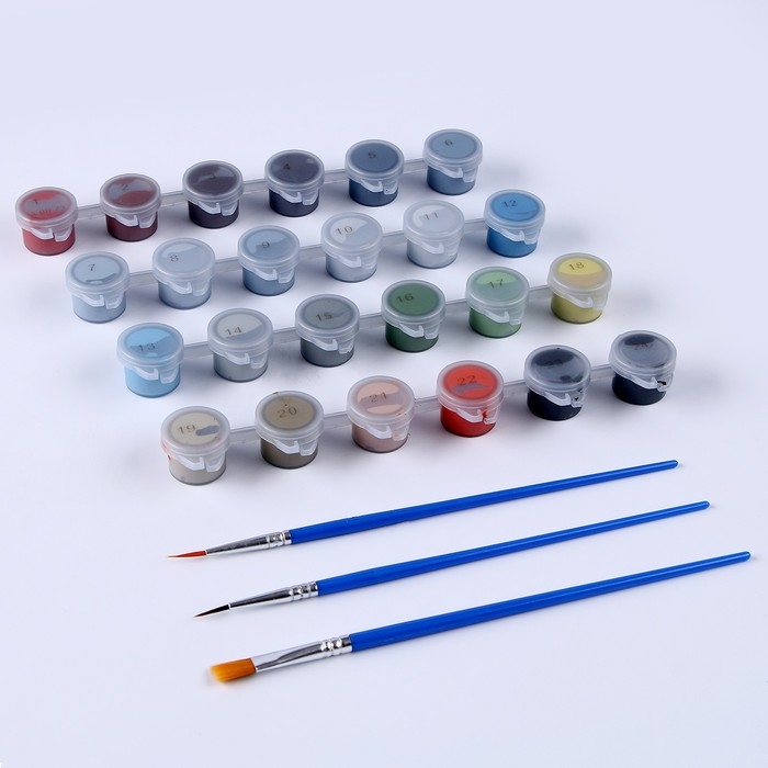 Картина по номерам на холсте с подрамником Картина по номерам на холсте с подрамником "Дождливая улица" 40*50 см