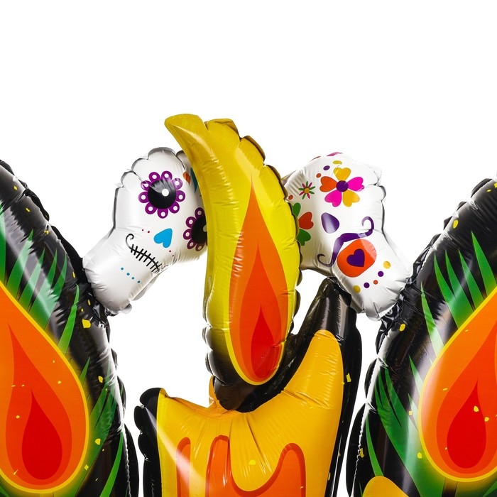 Шар фольгированный 46" &laquo;Свечи для хеллоуина&raquo;, на подставке