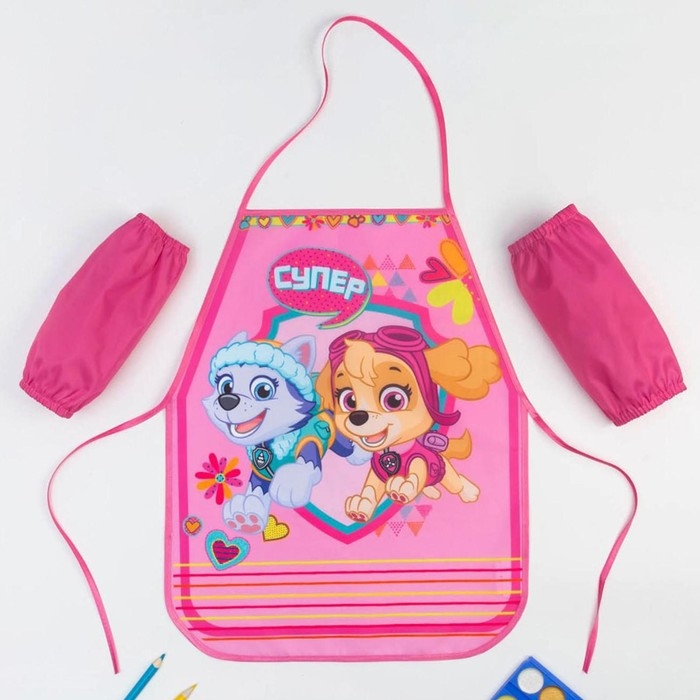 Фартук с нарукавниками детский PAW PATROL «Скай и Эверест», 49х39 см Фартук с нарукавниками детский PAW PATROL «Скай и Эверест», 49х39 см