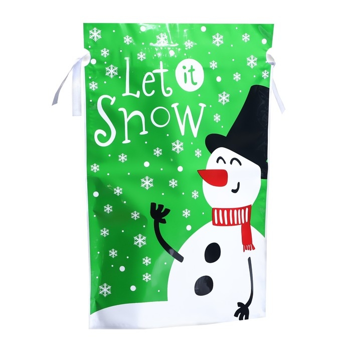 Новый год. Пакет подарочный с завязками,  Новый год. Пакет подарочный с завязками, "Бенгальские огни", 29х43 см.