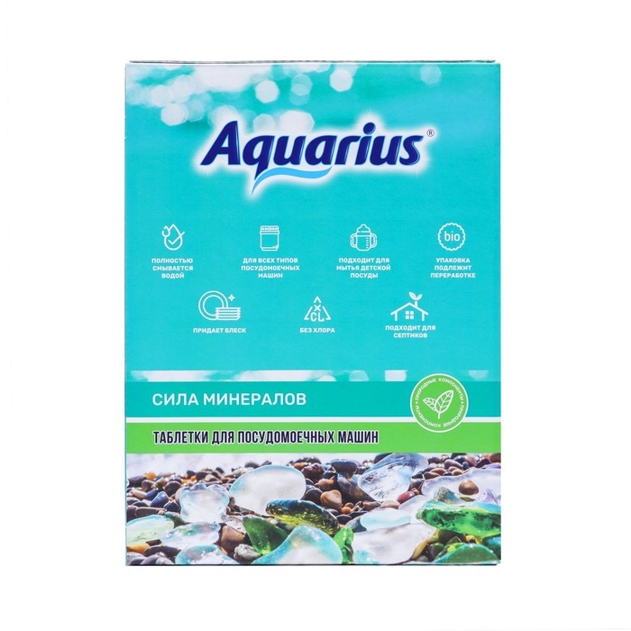 Таблетки для ПММ  Таблетки для ПММ "Aquarius" Сила Минералов, 100 шт