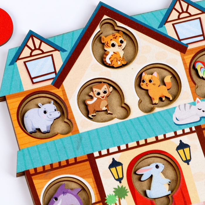 Головоломка «Прятки в домике» Головоломка «Прятки в домике»