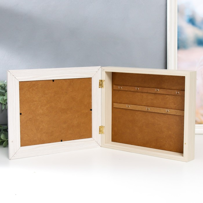 Ключница Ключница "Берег" молочный дуб 26х31 см МИКС