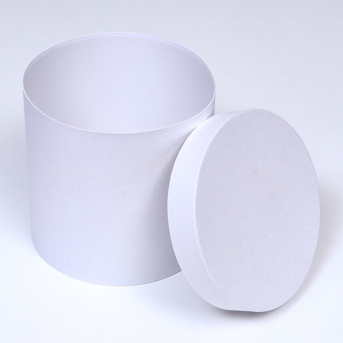 Шляпная коробка белая, 23 х 23 см Шляпная коробка белая, 23 х 23 см