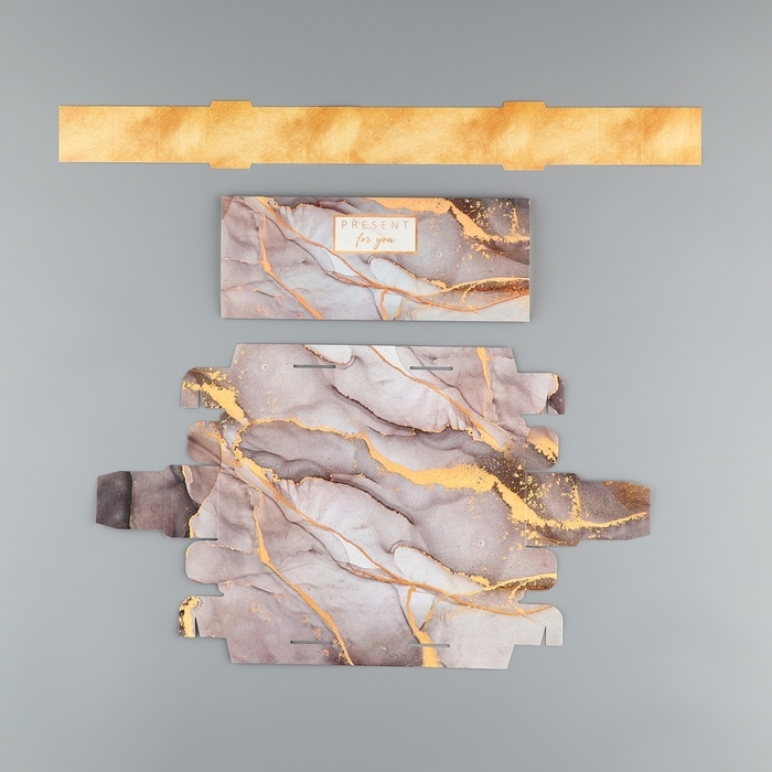 Коробка для конфет, кондитерская упаковка, 5 ячеек, «Камень», 5 х 21 х 3.3 см Коробка для конфет, кондитерская упаковка, 5 ячеек, «Камень», 5 х 21 х 3.3 см