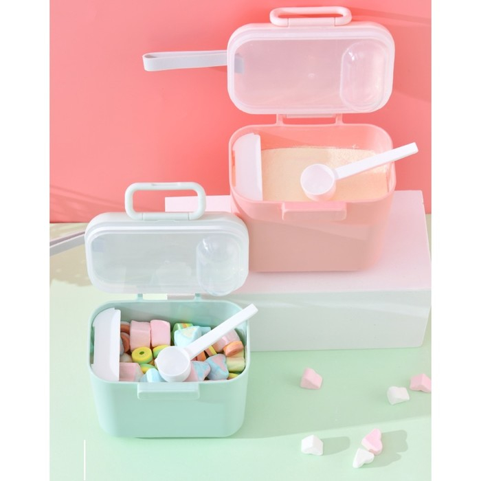 Контейнер для детского питания №1, 800 мл., цвет розовый Контейнер для детского питания №1, 800 мл., цвет розовый