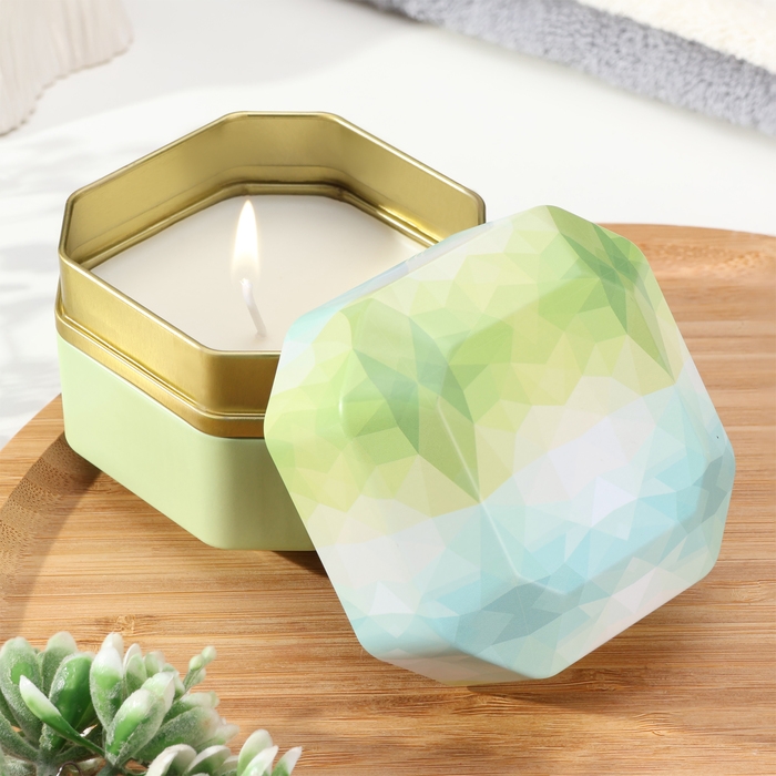 Свеча ароматическая в банке  Свеча ароматическая в банке "Aromatic Candle", гранат, большая