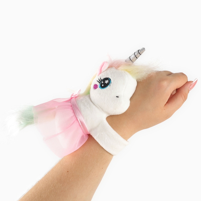 Мягкая игрушка «Обнимашка-Единорог», браслет Мягкая игрушка «Обнимашка-Единорог», браслет