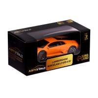 Машина металлическая LAMBORGHINI MURCIELAGO LP 670-4 SV, 1:64, цвет оранжевый