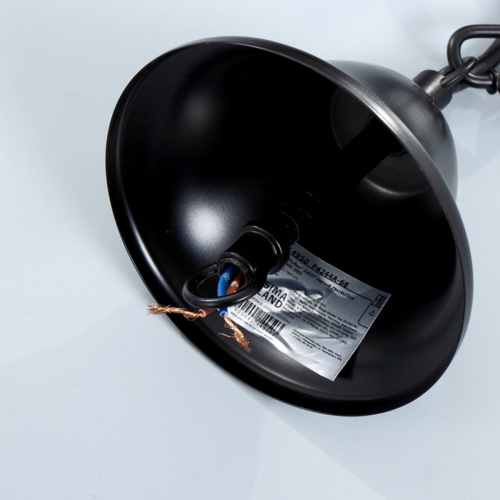 Люстра Люстра "Мейлед" 3хЕ27 черный 40х42х64см BayerLux