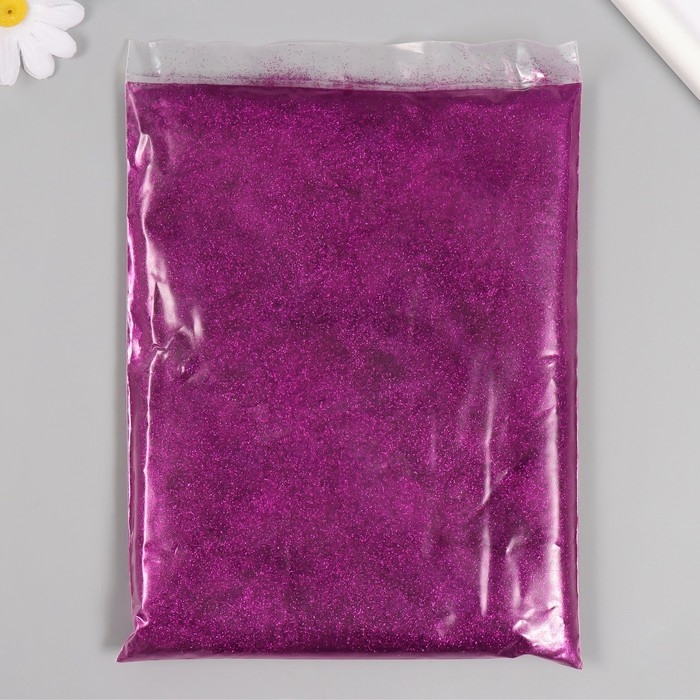 Глиттер размер 1/128, 500 гр, цв. лиловый Глиттер размер 1/128, 500 гр, цв. лиловый