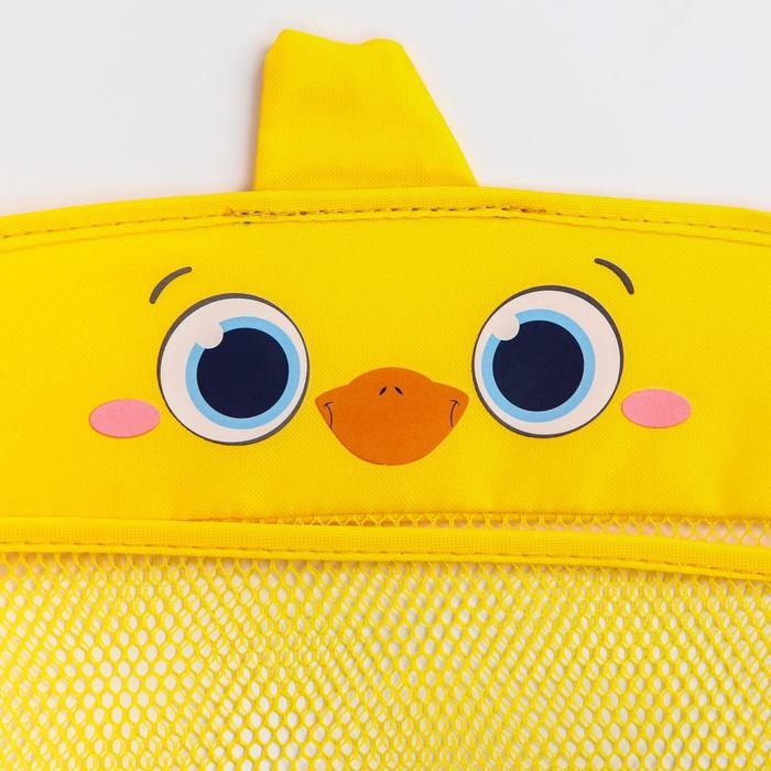 Сетка для хранения игрушек на присосках «Утёнок» Сетка для хранения игрушек на присосках «Утёнок»