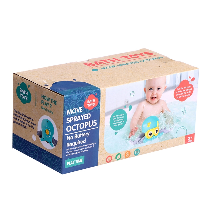 Заводная игрушка «Осьминожка», водоплавающая, цвета МИКС Заводная игрушка «Осьминожка», водоплавающая, цвета МИКС