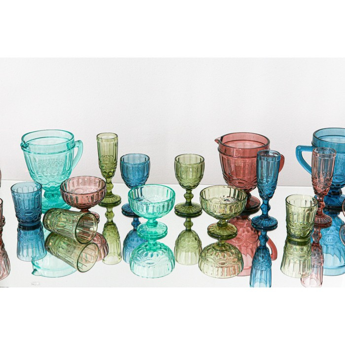 Кувшин для воды стеклянный Magistro «Ла-Манш», 1,1 л, 14×19,5 см, цвет розовый Кувшин для воды стеклянный Magistro «Ла-Манш», 1,1 л, 14×19,5 см, цвет розовый