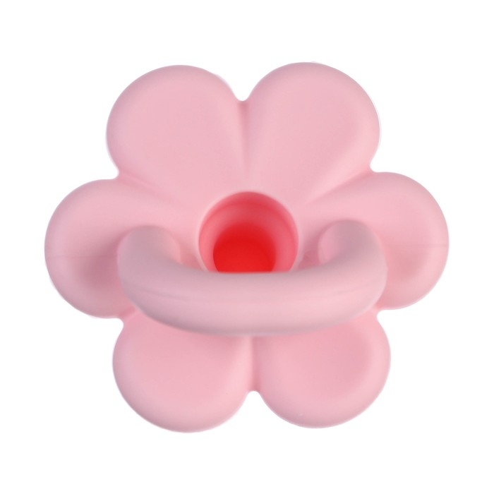 Соска - пустышка цельносиликоновая классическая «Цветочек», от 0 мес., цвет розовый Соска - пустышка цельносиликоновая классическая «Цветочек», от 0 мес., цвет розовый