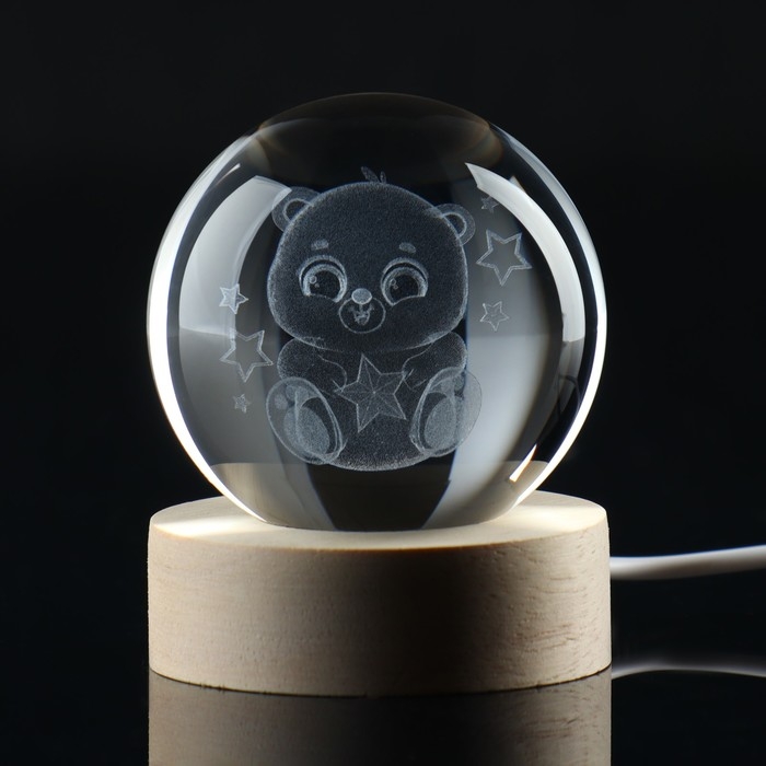 Светильник «Медвежонок», диам. 6 см Светильник «Медвежонок», диам. 6 см