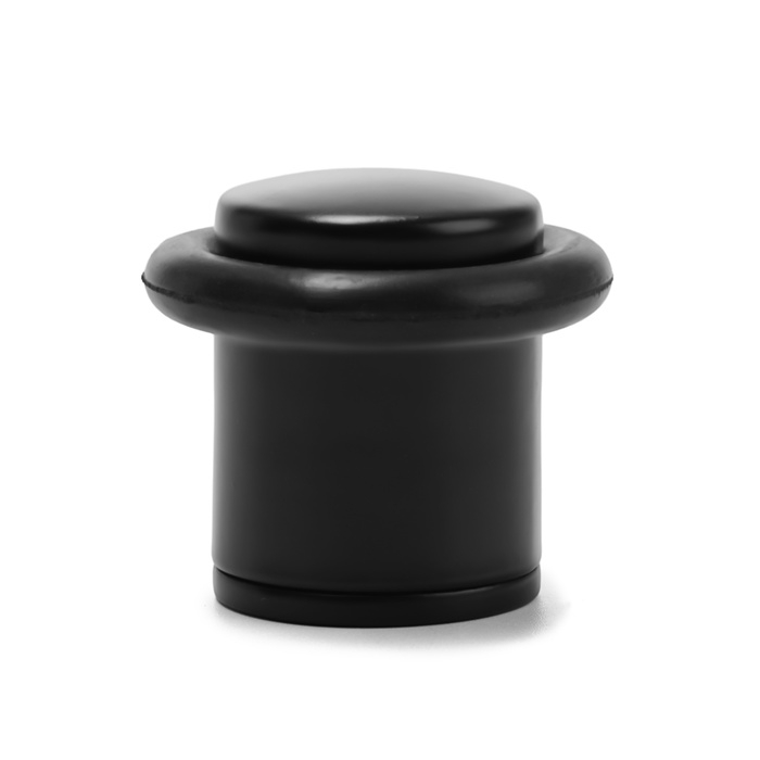 Упор дверной U302BL, d=27 мм, h=40 мм, цвет черный Упор дверной U302BL, d=27 мм, h=40 мм, цвет черный