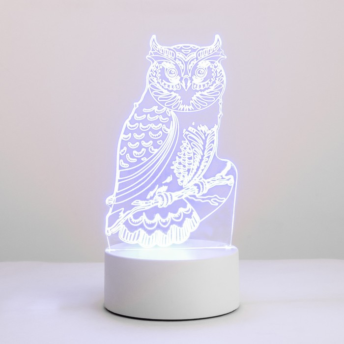 Светильник  Светильник "Сова" LED RGB от сети