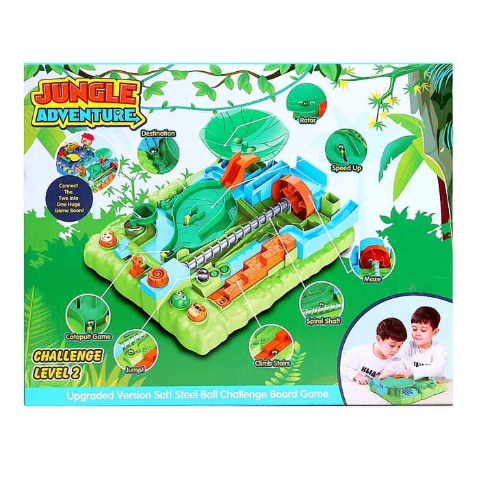 Настольная игра-лабиринт «Джунгли», 1 игрок, 6+ Настольная игра-лабиринт «Джунгли», 1 игрок, 6+