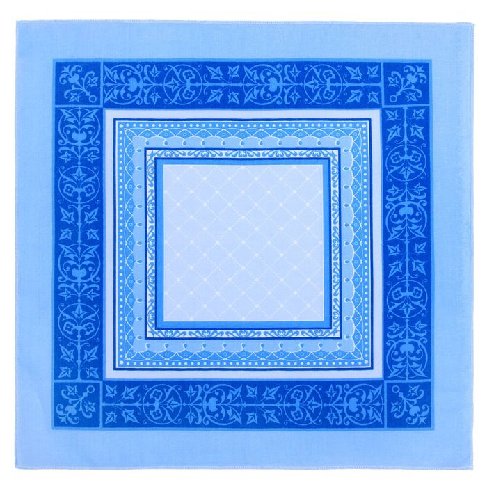 Мужские носовые платки  Мужские носовые платки "Этель" размер 30х30 см, (набор 12 шт,), цвет синий, рисунок МИКС
