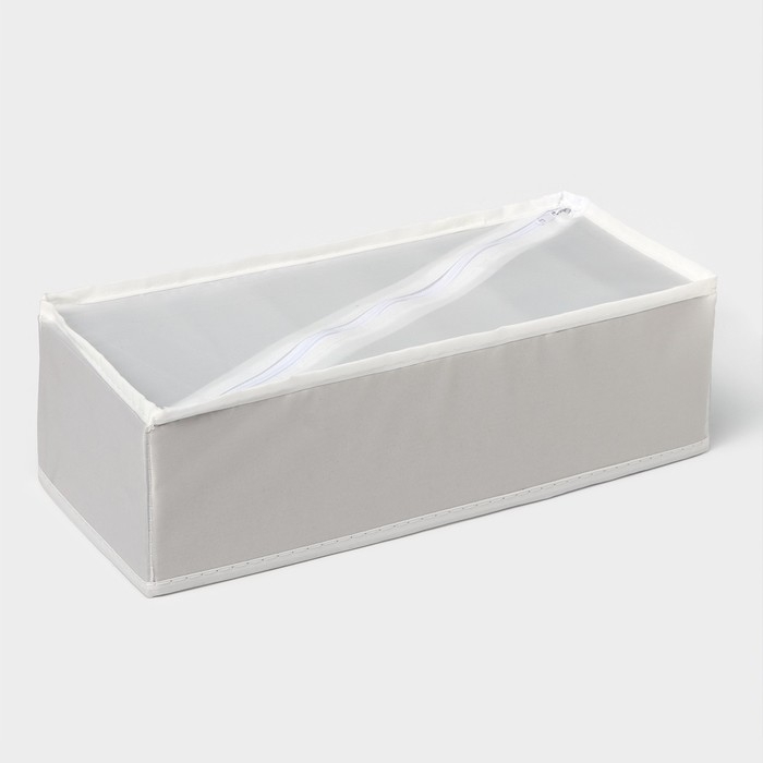 Органайзер для хранения белья LaDо́m, 6 ячеек, 34×15×10 см, цвет серый Органайзер для хранения белья LaDо́m, 6 ячеек, 34×15×10 см, цвет серый