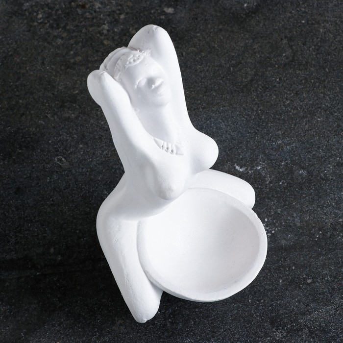 Подставка Подставка "Мулатка" белая 26х16х14см