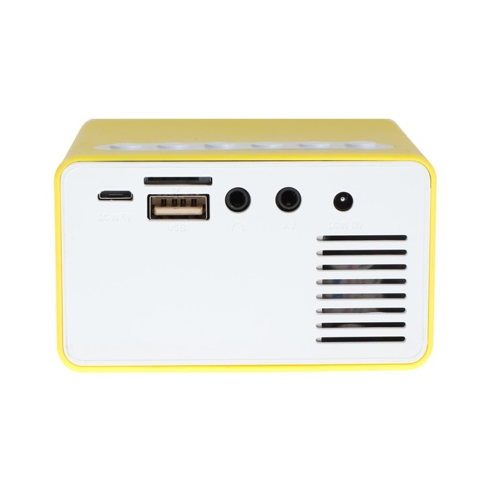 Проектор Unic T300, 800 лм,1920x1080, 800:1, ресурс лампы: 30000 часов, USB,HDMI, желтый Проектор Unic T300, 800 лм,1920x1080, 800:1, ресурс лампы: 30000 часов, USB,HDMI, желтый