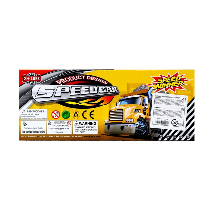 Грузовик инерционный &laquo;Перевозчик&raquo; с погрузчиком, цвета МИКС