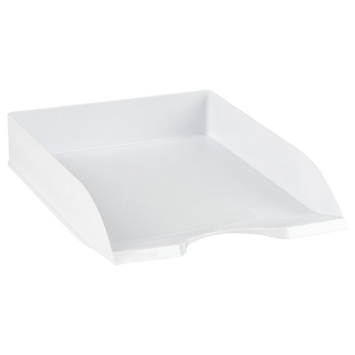 Лоток для бумаг горизонтальный Стамм  Лоток для бумаг горизонтальный Стамм "Дельта", белый
