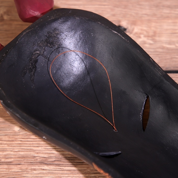 Маска Маска "Бегемот" дерево 40 см